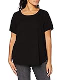 Only Carmakoma Damen Carvica Aop Top Noos T Shirt, Schwarz, 50 EU