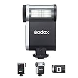 Godox iA32 Kamerablitz GN15 Kamera Speedlite Einstellbarer Blitzkopf 8 Leistungsstufen Manuelle/Automatik-Modi Blitzschuh mit Einzelkontakt für Canon, Nikon, Sony, Fuji und Olympus DSLR-Kamera