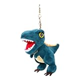 Beaupretty 1 Stück Schlüsselanhänger Hängend Dinosaurier Schlüsselkette Knuddelig Plüschspielzeug Klein Kind Mini Schlüsselhalterverzierung Rucksack-ornament Dark Green Pp Baumwolle