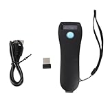 Drahtloser Barcode -Scanner -Leser BT tragbar 1D 2D QR -Code -Scanner leistungsstarke Erkennungsfunktion für Supermärkte Lieferrestaurants geeignet