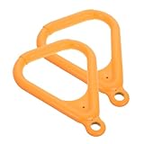 GAROZATION 2 Stück Gymnastik Dreiecksringe, Klimmzugringe, Gymnastikringe Für Stange, Trainingsring, Gymnastikringe Für Klimmzugstange, Gymnastikgeräte Für Kinder, Gymnastikringhalterung,