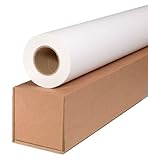 CABRO Plotterpapier Color 90 g/m² – Rolle 914 mm x 50 m | Hülse 50 mm | Weißes Inkjet- und CAD-Papier für brilliante Farben & exakte Linien - EINZELROLLE