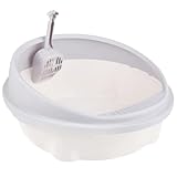 COLLBATH 1 Set Katzentoilette Selbstreinigende Abschreckungsschaufel Katzenstreubehälter Schaufel Versorgungsmatten Nachfülltöpfchen Ecktoilette Urinbehälter Katzenstreukoffer