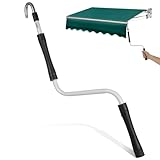 LABRIMP Markisenkurbel aus Metall mit Gummigriff Manuelle Kurbel für Einziehbare Markisen Langlebig und Platzsparend für Terrassen und Garten