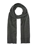 DANISH ENDURANCE Merinowolle Schal, Premium Qualität, Merino Winterschal, Warmes Halstuch, Thermo-Schal, Weich & Warm, Unisex, für Damen & Herren, Dunkelgrau, Einheitsgröße