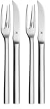 WMF Nuova Pellkartoffelbesteck Set 2-teilig, 16 cm, Pellkartoffelgabel, Pellkartoffelmesser, Cromargan Edelstahl poliert, spülmaschinengeeignet, 18.2 x 4.2 x 2 cm (Packung mit 2)