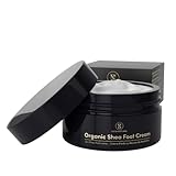 Fußpflege BIO mit Sheabutter - 100ml – Fußcreme sehr trockene Füße + Rissige Fersen – Fußcreme gegen Hornhaut – Satin Naturel - Made in Germany