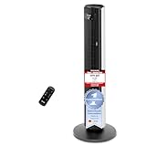 Levoit - DC Motor großer Turmventilator - sehr leise Ventilator - Fan mit Fernbedienung Kühlung - 90° Oszillierender Tower Fan - 7,9m/s Geschwindigkeit - Standventilator 4 Modi/12 Stufen/12 Std Timer