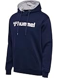 hummel Herren Hmlmover Cotton Hoodie Sweatshirt, Blau, XXL EU