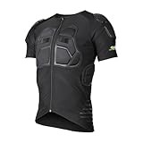 O'Neal Protektoren-Shirt Motocross Enduro Motorrad Elastisch leichte Protektorenjacke, Schwarz S