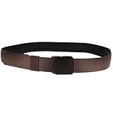 TOGEVAL Reise Geldgürtel Herren Damen mit Verstecktem Fach Anti diebstahl Gürtel für Sport Outdoor Atmungsaktiv Sicherer Travel Belt mit Geldtasche