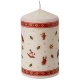 Villeroy & Boch - Winter Specials Kerze Geschenk Toys M, dekorative, weihnachtliche Kerze für Ihre Festtafel, Wachs, 7 x 12 cm