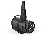 Pontec 95664 PondoMax Eco 15000 Control - Filterpumpe, Bachlaufpumpe, integrierter Controller, variable Förderleistung, über und unter Wasser aufstellbar