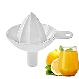 Saftpresse, manuelle Zitronenpresse mit Sieb, manuelle Handpresse, Orangenpresse und rutschfeste Limette, Rotationspresse, Mehrzweck-Entsafter für Obst Delr