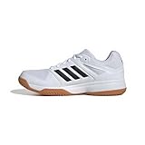 adidas Damen Speedcourt Women Indoor Shoes, FTWR White/core black/GUM10, 39 1/3 EU