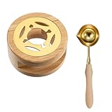 Wachssiegelwärmer, Wachssiegel Stempel, Wachssiegel Stempel Set, Siegelwachs Set, für Versiegeln Von Umschlägen, Hochzeitseinladungen, Geschenkverpackungen, 2 Stück