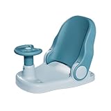 Duschstuhl, Badewanne Sitz, Babyduschhocker - Duschsitz Für Kleinkinder Faltbar, Tragbarer Babybadestuhl mit Saugnapf Basis, Rutschfeste Badewanne Für Duschraum Im Badezimmer