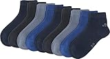 s.Oliver Socks Jungen S21010 Sneakersocken, Blau (Blue 30), 35-38 EU