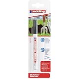 edding 8055 Outdoormarker - schwarz - 1 Lackstift - Rundspitze 1-2 mm - stark deckend, wasserfest - Lackmarker für den Außenbereich - permanentes Beschriften z.B. von Mülltonnen, Kinderspielzeug