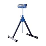KASTFORCE Robuste Gehrungssägenverlängerung, 136 kg Tragkraft (3-in-1-Rolle), flach zusammenklappbar für einfache Lagerung, 50 mm, Edelstahl, KF3012