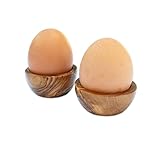 D.O.M. Eierbecher Piccolo aus Olivenholz - Einzeln und im Set,