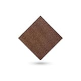 Teppichfliesen Selbstklebend 5 stücke Anti-rutsch Spleißen Teppich Professionelle Noise Isolation Abnehmbare Boden Fliesen Aufkleber Selbst-adhesive Matte(Brown)