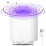 USB Elektrischer Elektrisch Fliegenfalle,Fruchtfliegenfalle,Fliegenfalle Elektrisch für Küche Innen Außen,Mückenfalle Mückenlampe,Repellent Tragbare,für Mücken,Motten,Fliege,Spinnen