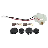 CYRENT Kohlebürstenhalter Werkzeugzubehör, Winkelschleifer Kohlebürstenhalter Set mit Bürsten, für Mak CB430 BGA450 BGA452 Bohrer Kohlebürstenhalter