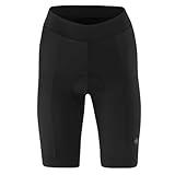 Gonso Essential Shorts Basic W, Kurze Damen Fahrradhose, Radtight mit Dry Up Air Sitzpolster, Hohe Bewegungselastizität und Komfortbund, Enganliegende Passform