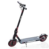 ESTVELO E-Scooter S1, max. 20 km/h Geschwindigkeit, 30 km Reichweite E Roller mit Luftreifen, 15% Steigung, Dual-Bremsen, Display, App, Elektroroller bis 120 kg (S1)