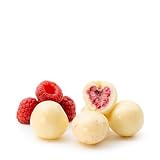 Himbeeren - gefriergetrocknet - in weißer Schokolade 250 g