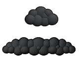 Handballenauflage für Tastatur, Gerbala Cloud Handgelenkauflage Weiche, Ergonomisches Wolke Handauflage Tastatur Mit Pu Leder Memory Schaum, Niedliche Tastatur Handgelenkstütze (Schwarz)