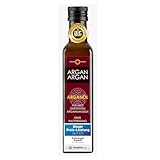 ARGANARGAN Bio-Arganöl geröstet 250ml, kaltgepresst, SIEGER PREIS-LEISTUNG 2024 (vergleich.org), DLG-GOLD prämiert, mit FRESENIUS Analyse 100% rein, vegan, Gourmet-Speiseöl, von Frauenkooperativen