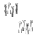 MAGICLULU 2 Sätze Kleiderhaken Hutablage Haken Für Kleiderbügel Haken Für Türhänger Küchenhaken Huthaken Handtuchhaken Für Badezimmer Wandgarderobenhaken Wandhaken Silver Kupfer 4 Stück * 2