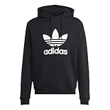 ADIDAS IM4489 Trefoil Hoody Sweatshirt Herren Black/White Größe XS