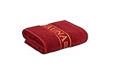 frottana Sauna – Saunatuch mit Bordüre 80 x 200 cm aus 100% Baumwolle, ruby