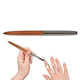 Sirseon Nagellack-Pinsel, Nagel-Punktierwerkzeuge – Sandelholz-Nagellack-Pinsel für dünne Details, feine Zeichnung, lange Linien, Heimgebrauch und professionelle Nagelstudios