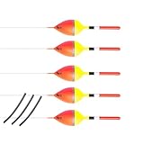 YiNLuax 5 x vertikaler Auftriebsschwimmer, 1-4 g, 18–22,5 cm, Auftrieb, Fischzubehör, schwimmender Bobber, Abenteuerangeln