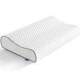 BedStory Memory Foam Kissen Kopfkissen, Höheneinstellbares Nackenstützkissen, Ergonomisches Kopfkissen, Seitenschläferkissen für Rücken & Bauchschläfer (60 x 36 x 11/9cm)