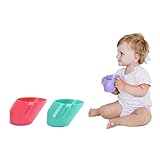 Gogogmee 1Stück Trinklernbecher Tragbarer Trinkbecher mit Doppelgriffen Ergonomisches Design für Kleinkinder Fördert Gute Trinkgewohnheiten Hochwertigem Langlebigem Material