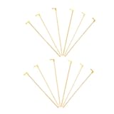 Sosoport 50 Stück Teiliges Laternenstäbe aus Holz mit Glatter Oberfläche und Ergonomischem Griff Praktische Laternenstangen für DIY Laternenbau Handliche Holz laternenhalter