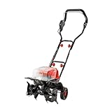 WSNCXFW Mikro-Grubber, elektrische Bodenfräse, kleine Rotationsfräse, elektrische Garten-Bodenfräse, kabelloser Bodenfräsen-Grubber, Vertikutierer mit 40-V-Lithiumbatterie, zum Erdumgraben im Garten