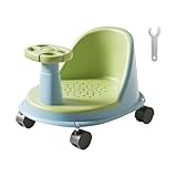 Badesitz für Babys, ergonomische Halterung zum Baden des Babys, 38 x 30 x 18 cm, rutschfestes Duschzubehör mit Rollen für Mädchen und , Sicherheit im Badezimmer zu Hause, Sitzhilfe