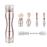 Make-up-Pinsel - 4-in-1 einziehbares Beauty-Applikator-Set kompakt | Multifunktions-Design, weiche Borsten, tragbares Make-up-Tool für Rouge, Puder, , Lidschatten oder den täglichen Gebrauch