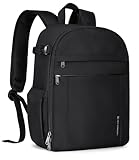 K&F CONCEPT Kamerarucksack Fotorucksack Kompakt & Leicht mit Regenschutz, Camera Backpack für Spiegelreflex DSLR SLR Stativ, Kameratasche für Fotografie & Alltag