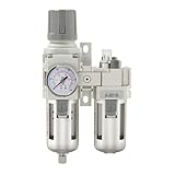 Luftkompressor, Öl-Wasser-Abscheider, pneumatischer Filter, Entwässerung, Luftquellenaufbereitung, zweiteiliger dreiteiliger Druckregler(AutomaticdrainageAW5000-06D)