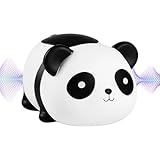 Zestivra Tragbarer Lautsprecher für den Außenbereich, Panda-Lautsprecher, kleine Tierfiguren | entzückende kleine Dekoration mit langer Autonomie, Zubehör für Zuhause, Büro, Reisen und Camping
