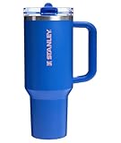 Stanley Quencher H2.0 Becher mit Griff und Strohhalm, 1,2 l, Flowstate 3-Positionen-Deckel, Becherhalter, kompatibel für Reisen, isolierter Edelstahlbecher, BPA-frei, Königsblau