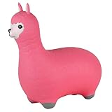 Yeory Hüpftiere für Kleinkinder 1-3, aufblasbares Kleinkind-Bounce-Spielzeug Lama, hüpfte Fahrt mit Bouncy Horse Lama für 2 3 Jahre alte Mädchenjunge, rockiges Pferd