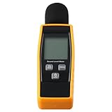 Fudeshe Dezibel-Messgerät, Dezibel-Messgerät, Schallpegelleser, Audio-Geräuschmessgerät, digitaler Rauschmesser, Reichweite 30–130 dB (A) dB-Messgerät, Schallmessgerät